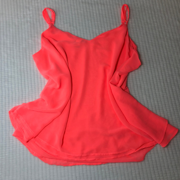Torrid Double Layer neon coral Swing Cami Size 3 - Picture 4 of 6